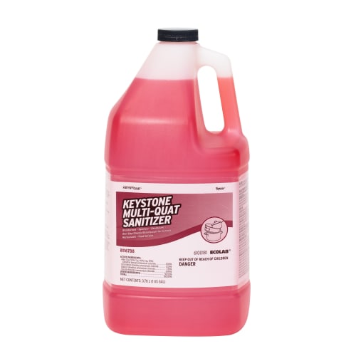 Keystone Multi-Quat Sanitizer, 1 Gallon, #6100181
